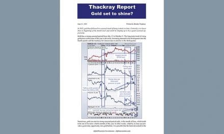Thackray’s Report- Gold set to shine?