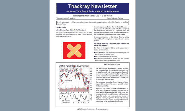 Thackray Newsletter 2022 July