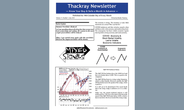 Thackray Newsletter 2023 JULY