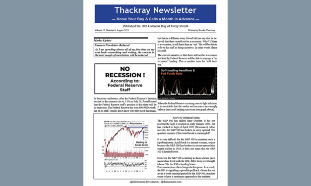 Thackray Newsletter 2023 AUGUST