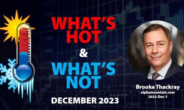 Video – WHAT’S HOT & WHAT’S NOT- DECEMBER 2023