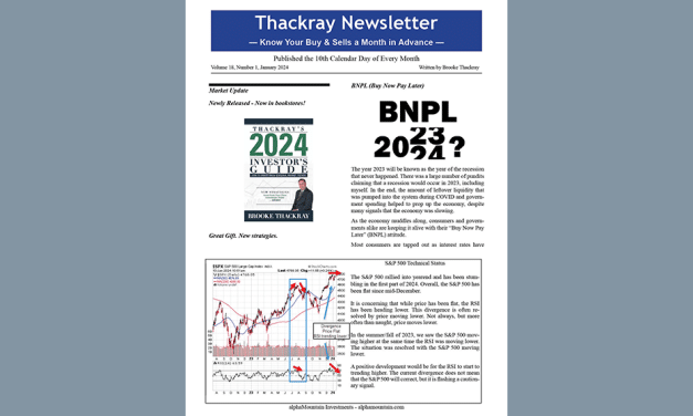 Thackray Newsletter 2024 JANUARY
